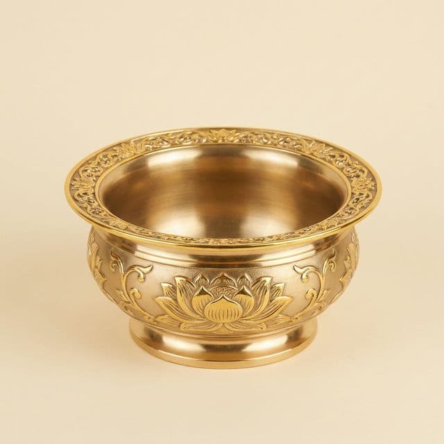 Bát hương dát vàng 24K